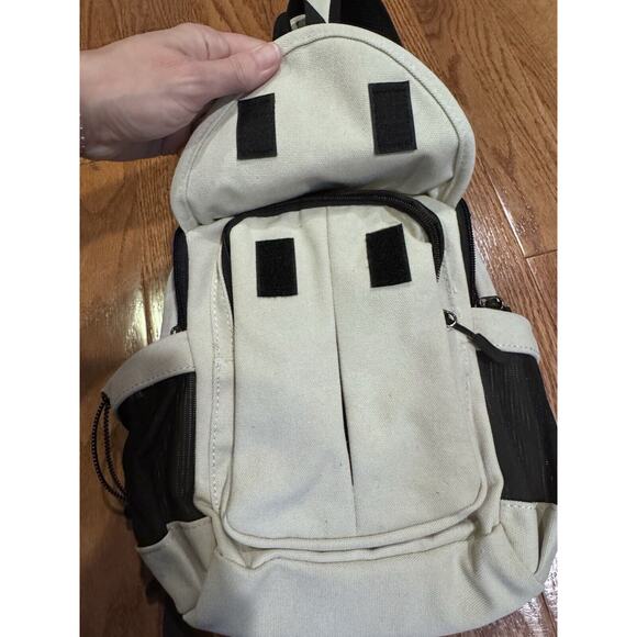 Mosiso Sling Crossbody Backpack Pearl White Gorpcore - Picture 5 of 9